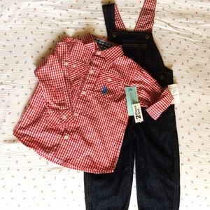 U.S. Polo Assn. boys 2 piece set size 24mos